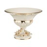 Чаша декоративная кремовая.высота=24 см,диаметр=32 см Ceramiche Stella (341-038) 