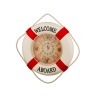 Часы "спасательный круг" диаметр=36 см. ширина=6 см. цвет-красный. Guangzhou Weihong (271-146) 