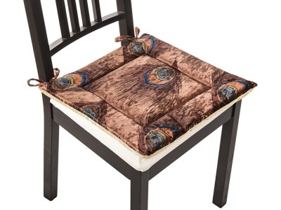 Сиденье для стула "энн", цвет коричневый, 40*40 см, 100% полиэстер Gree Textile (847-032) 