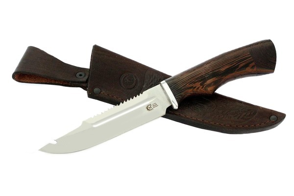 Нож Ворсма туристический Щука, сталь 95х18, дерево-венге (кузница Семина) (52722)