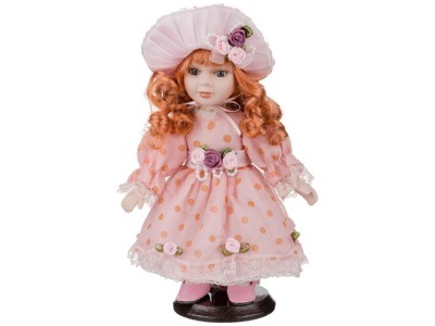 Фарфоровая кукла "салли" с мягконабивным туловищем высота=23 см. Jiangsu Holly (485-261) 