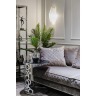Стол приставной стекло черн./серебро d50*60см (TT-00000825)