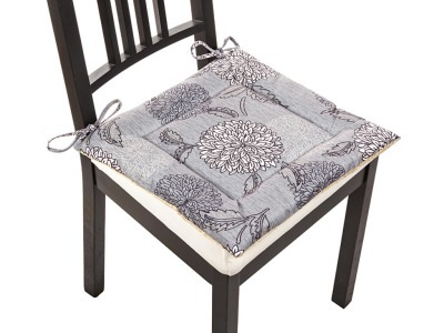 Сиденье для стула "астра", цвет серый, 40*40 см, 100% полиэстер Gree Textile (847-034) 