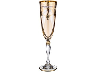 Набор бокалов для шампанского из 6 шт. "амальфи" 180 мл. высота=24,5 см. Art Decor (326-050) 