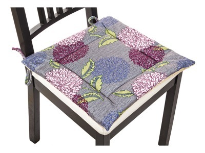 Сиденье для стула "астра", цвет синий, 40*40 см, 100% полиэстер Gree Textile (847-035) 