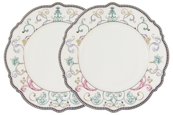 Набор из 2-х обеденных тарелок Узор  в подарочной упаковке - AL-NWP10875-045-PW Anna Lafarg Primavera