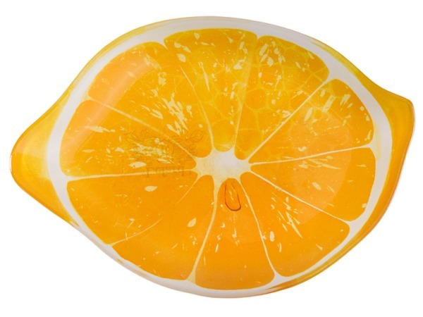 Блюдо "лимон" 12,4*18 см без упаковки (мал=6шт./кор=48шт.) Lefard (33-096)