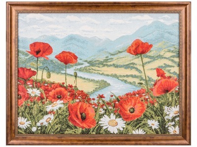 Гобеленовая картина "долина маков" 76*60 см (404-1445-30) 