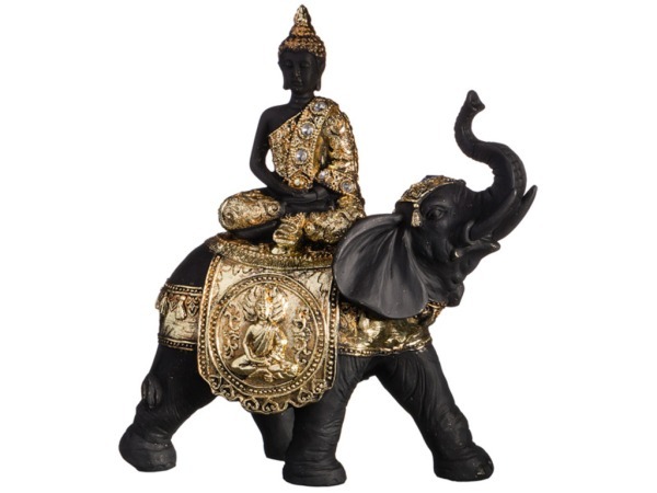 Фигурка "будда на слоне" 22*9,5*24 см. Chaozhou Fountains&statues (146-716) 