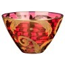 Декоративная чаша "алессандра" диаметр=25 см. высота=15 см.красная Decotech (291-048)
