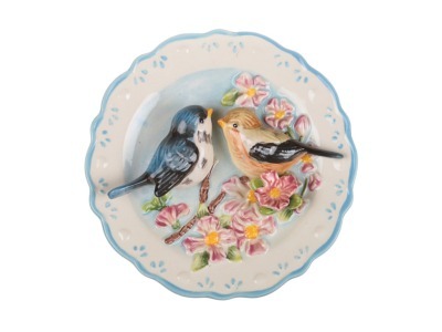 Тарелка декоративная "птицы на ветке" 12*2 см Lefard (59-061)