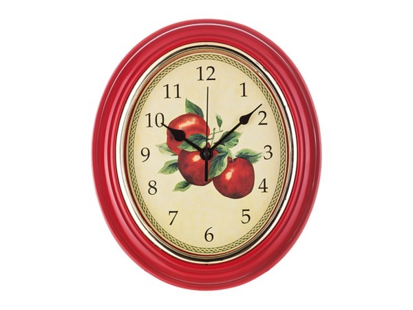 Часы настенные кварцевые "fruit" 22,5*26,5*3,8 см.циферблат 20*16 см. Lefard (220-171)