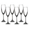 Набор бокалов для шампанского из 6 шт. "гурман" 180 мл.высота=23 см. Crystalite Bohemia (669-042) 