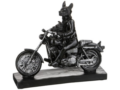 Фигурка "собаки-мотоциклисты" 23*8*19.5 см. серия "ретро" Chaozhou Fountains&statues (79-110) 
