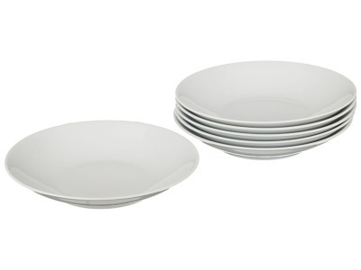 Набор суповых тарелок из 6 шт. "виола"  диаметр=22 см. Moritz Zdekauer (655-692) 