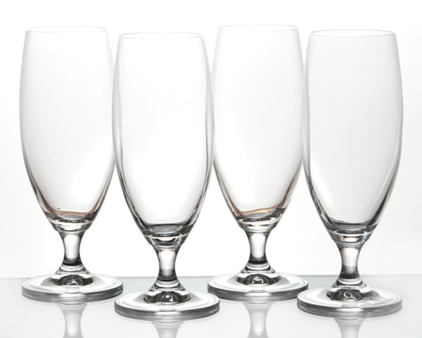 Набор бокалов для пива из 4 шт. "бар" 380 мл. высота=19 см.(кор=12набор.) Bohemia Crystal (674-167)