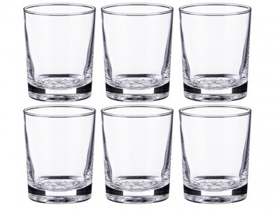 Набор стаканов для виски из 6 шт. "bowling" 250 мл. высота=9 см. Durobor Group (617-097) 