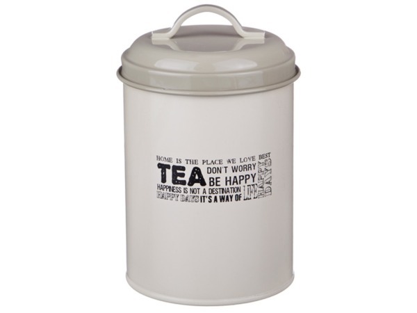 Емкость для сыпучих продуктов "boston" agness  "чай" диаметр=11 см высота=15 см Agness (790-103)