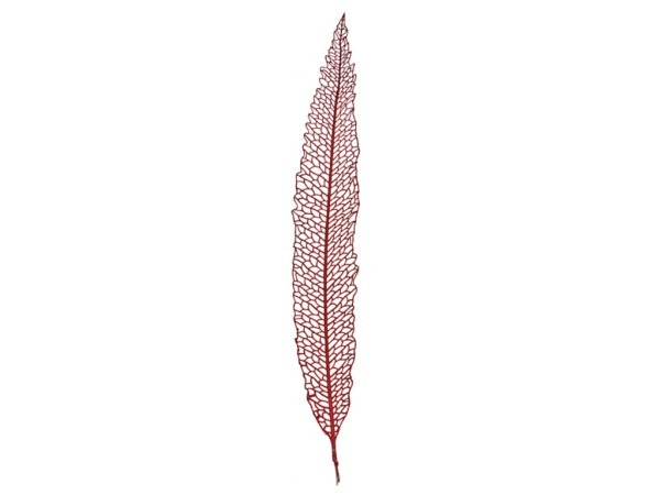 Изделие декоративное "лист" длина=90см. красный Lefard (241-2356)