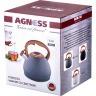 Чайник agness со свистком 3,0 л термоаккумулирующее дно, индукция Agness (937-810)