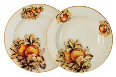 Набор тарелок: суповая + обеденная Зимние яблоки - LCS353_2-M-AL LCS