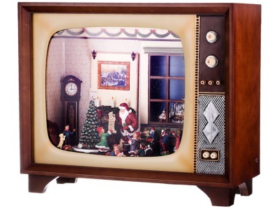Декор.изделие "телевизор" с музыкой,подсв.и вращением 59*25 см.высота=51 см. Polite Crafts&gifts (234-120) 