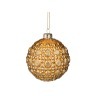 Декоративное изделие шар стеклянный диаметр=8 см. высота=9 см. цвет: золотой Dalian Hantai (862-112) 