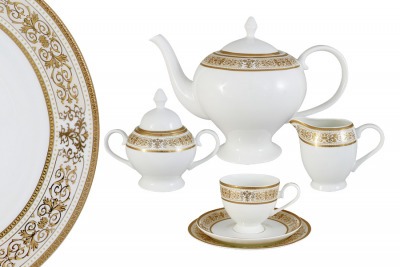 Чайный сервиз 21 предмет на 6 персон Шарлотта - E5-14-604_21-AL Emerald
