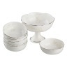 Набор для варенья 7 пр."медиссон": конфетница+6 розеток диаметр=14/10 см. (кор=12набор.) Porcelain Manufacturing (440-167)