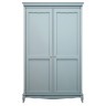 Голубой шкаф Leontina для одежды ST9327KRB-ET