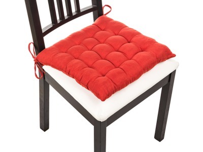 Сиденье для стула "катрин красная", 40*40 см, 100% полиэстер Gree Textile (847-045) 