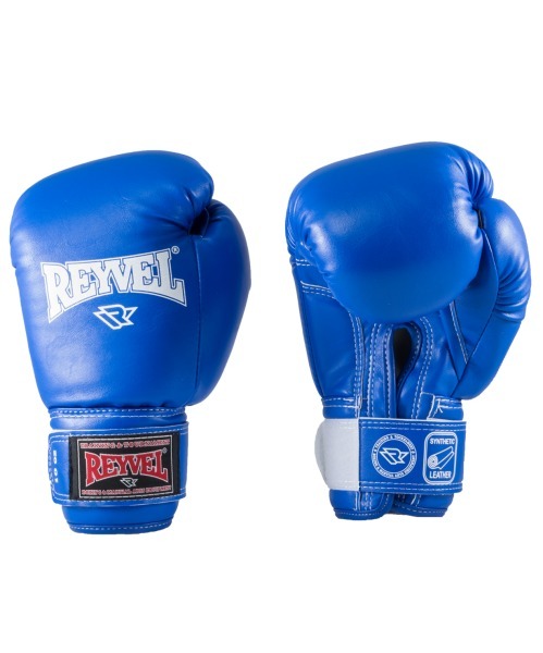 Перчатки боксерские RV-101, 14oz, к/з, синие (130492)