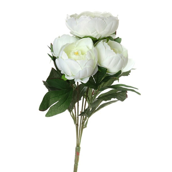 Цветок искусственный "пион" длина=41 см Huajing Plastic (23-277)