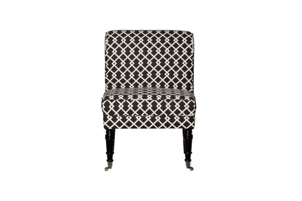 Кресло лен черно-белый  61*73*87см - TT-00000648
