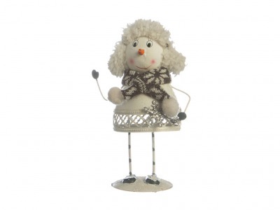 Фигурка "снеговик" 9.5*5.5*14 см.без упаковки Polite Crafts&gifts (156-392) 