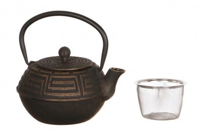 Заварочный чайник чугунный с эмалированным покрытием внутри 1200 мл Lefard (734-028)