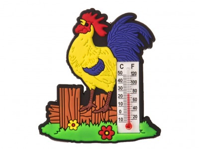 Магнит-термометр "петушок" 6,5*0,5*6 см. Polite Crafts&gifts (117-235) 