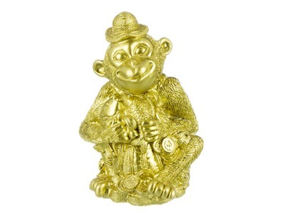 Копилка "золотая обезьянка " 8,2*7,4*11,3 см 2 вида в ассорт. Polite Crafts&gifts (117-188) 
