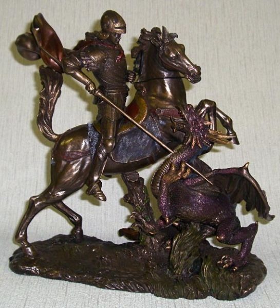 Статуэтка Святой Георгий и дракон - VWU73533A4AL Veronese