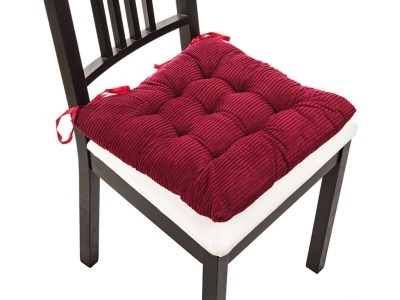 Сиденье для стула "вельвет красный", 40*40 см, 100% полиэстер Gree Textile (847-048) 