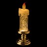 Фигурка с подсветкой "свеча" 7*7 см. высота=20,5 см Lefard (786-233)