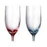 Набор бокалов для шампанского из 6 шт."виола q8417" 190 мл. высота=24 см. Crystalex Cz (674-208) 