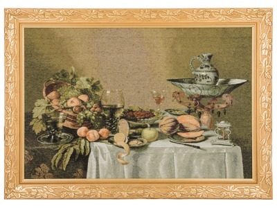 Гобеленовая картина "вино и фрукты" 80х57см. (404-220-46) 