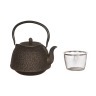 Заварочный чайник чугунный "шоколад" с эмалированным покрытием внутри 1400 мл Lefard (734-031)