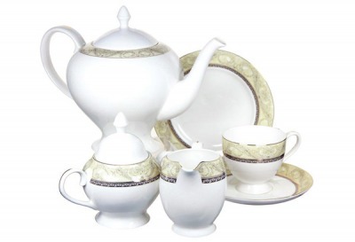 Чайный сервиз Романтика 40 предметов на 12 персон Emerald ( E5-HV005011_40-AL )