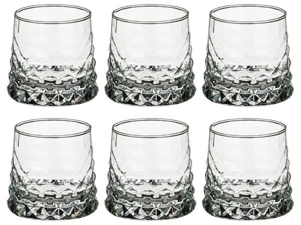 Набор стаканов из 6 шт. "gem" 330 мл. высота=8,5 см. Durobor Group (617-067) 