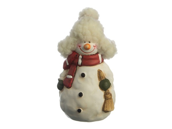 Фигурка "снеговик" 6.6*6.6*12.5 см. Polite Crafts&gifts (156-583) 