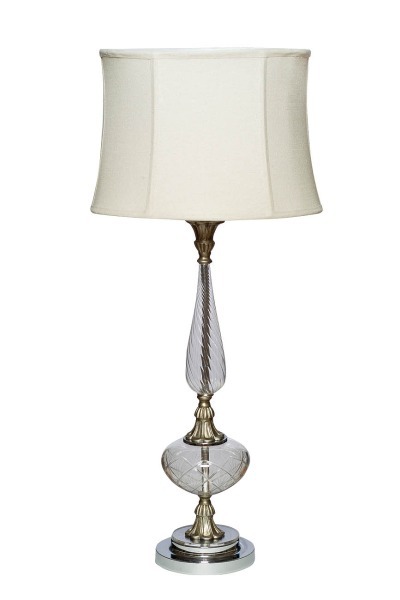 Лампа настольная плафон кремовый Д38,В67 - TT-00000216
