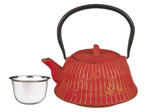 Заварочный чайник чугунный с эмалированным покрытием внутри 1200 мл. (кор=8шт.) Lefard (734-053)