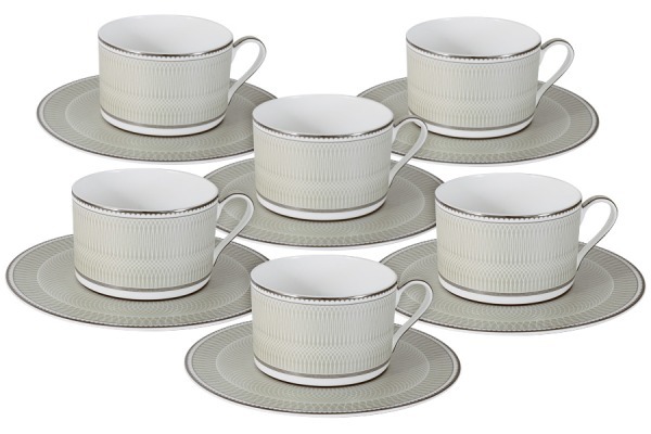 Чайный набор Маренго: 6 чашек + 6 блюдец - NG-I150905C-T6-AL Naomi
